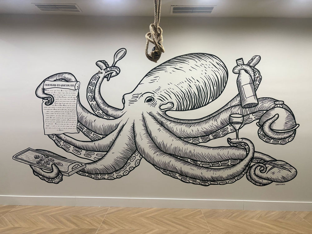 decoracion murales restaurante opulpino madrid